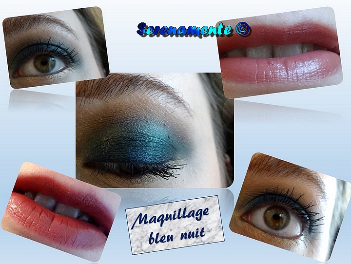 Venez vite découvrir comment porter du bleu nuit sur les yeux ! Blue makeup : tuto step by step !