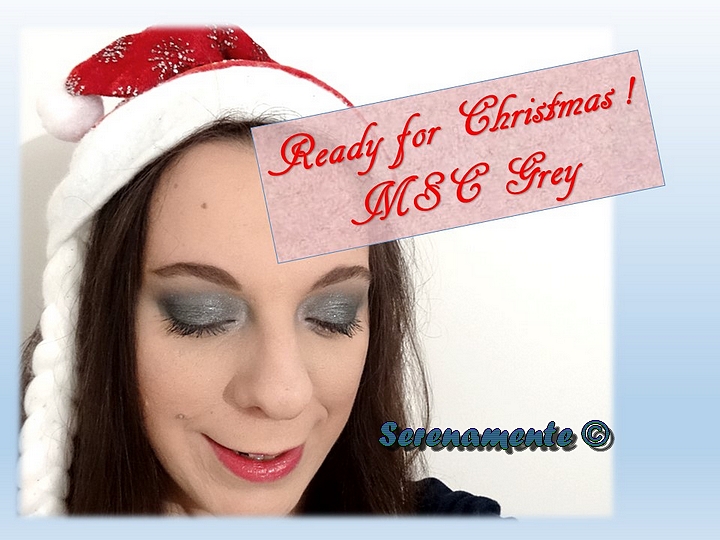 Ready for Christmas ou une idée de maquillage argenté et pailleté pour les fêtes ! MSC Grey Challenge