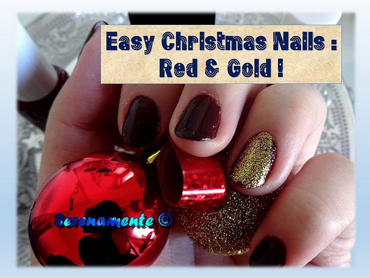 Envie de réaliser une manucure facile pour Noël ? Suivez le guide ! Easy Christmas Nails : Red & Gold with Essie and Glam Excess !