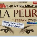 Découvrez mon avis sur La peur de Stefan Zweig, l'adaptation au théâtre Michel de la nouvelle du même nom ! Prolongations jusqu'en février 2017 !