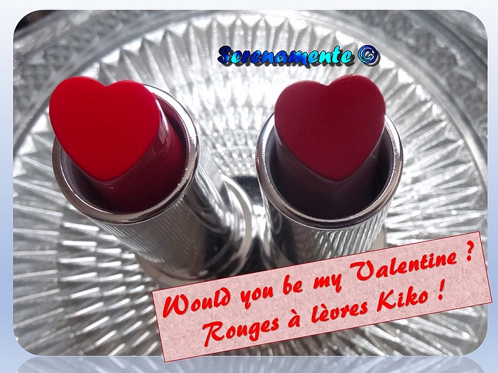 Would you be my Valentine ? Découvrez vite les rouges à lèvres Kiko de la collection Endless Love Lipstick !