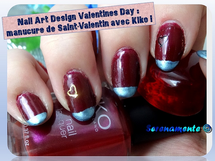 Comment réaliser une manucure pour la Saint-Valentin avec Kiko ? Nail Art Design Valentines Day !