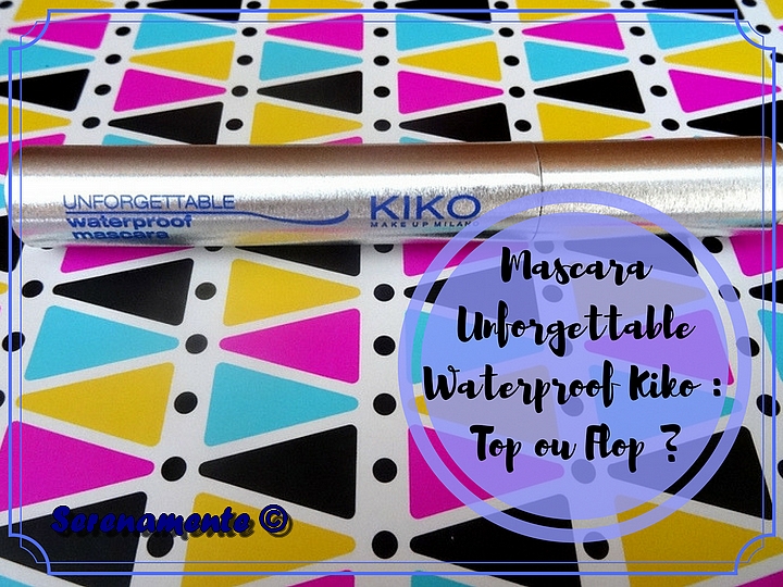 Découvrez mon avis sur le Mascara Unforgettable Waterproof de Kiko ! Top ou Flop ? Mon avis, mon test et le rendu du mascara sur mes yeux !