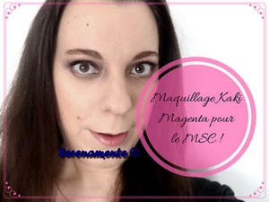 Découvrez comment réaliser un maquillage Kaki et Magenta ! Ce maquillage a été réalisé dans le cadre du Monday Shadow Challenge !
