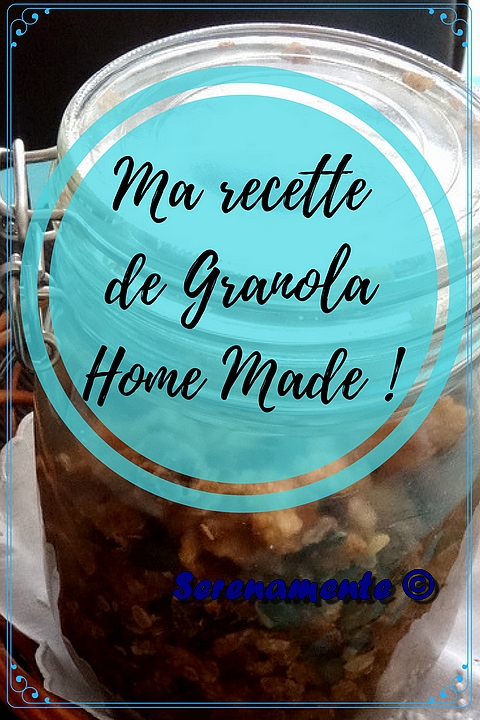 Découvrez ma recette de granola maison ! Granola Home Made is my fav !