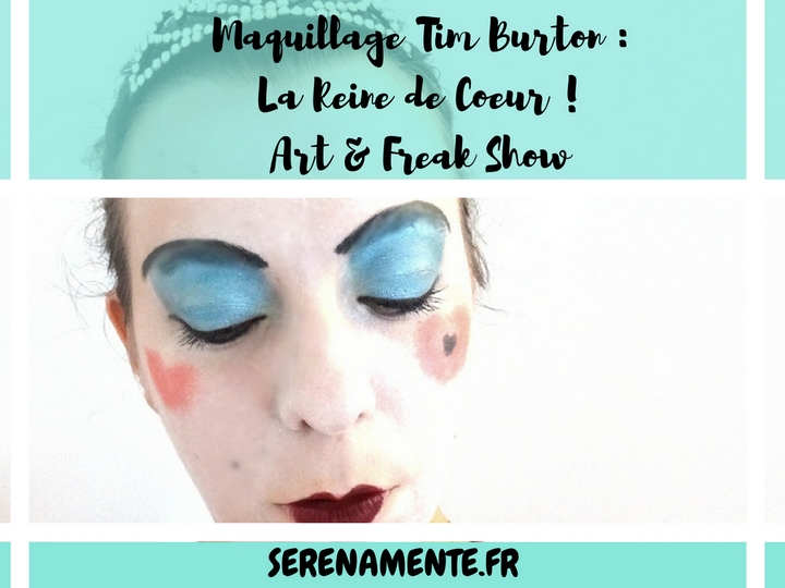 Découvrez mon maquillage de La Reine de Cœur inspiré du film Alice de Tim Burton ! Ce maquillage a été réalisé à l'occasion du challenge Art&Freak Show !