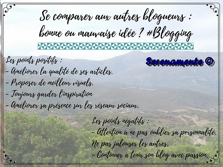 Faut-il se comparer aux autres blogueurs ? Bonne ou mauvaise idée ? #Blogging Les points positifs et négatifs de la comparaison avec d'autres blogueurs !
