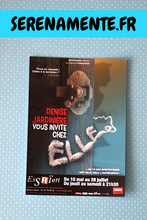 Découvrez vite mon avis sur Denise Jardinière vous invite chez elle. Son monologue se joue actuellement au théâtre de l'Essaïon à Paris dans le quartier du Marais. Un moment étrange, drôle et loufoque !