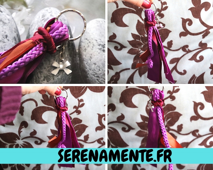 Découvrez vite ce DIY : Comment faire un pendentif pompon violet !