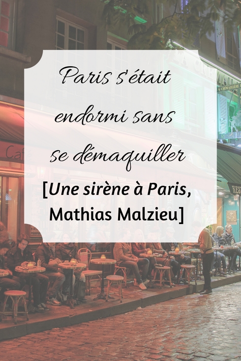 Découvrez vite mon avis sur le roman Une sirène à Paris de Mathias Malzieu - publié chez Albin Michel ! Une histoire d'amour surréaliste mais poétique !