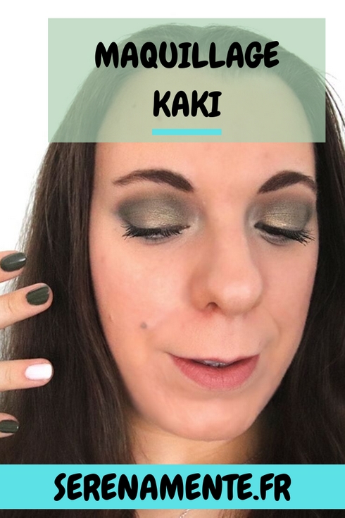 Découvrez vite comment se maquiller en kaki en automne ? Le tuto pas à pas et le rendu des vernis Sananas Beauty My Kaki Style et Nude Harmony en photo !