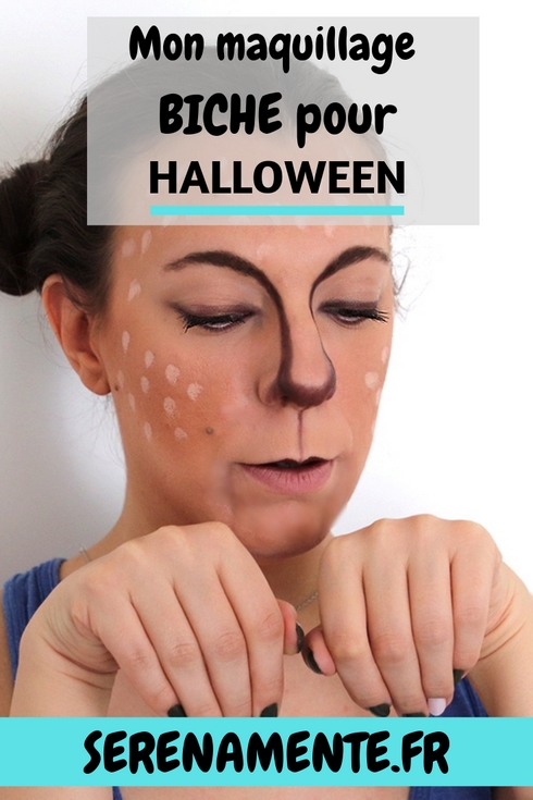 Découvrez vite mon maquillage de biche réalisé pour Halloween ! Le tuto pas à pas pour pouvoir vous déguiser pour Halloween vous aussi !