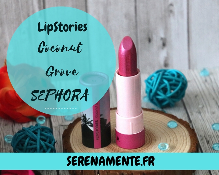 Que vaut le rouge à lèvres LipStories Coconut Grove Métal Sephora en teinte n°13 ? Mon avis, mon test, mes swatches. #lipstories
