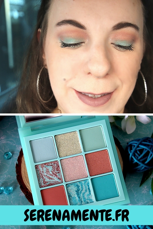 Huda Beauty Pastels Mint : la palette vert menthe parfaite pour l'été ! Mon avis, mon test, mes swatches et mon maquillage sur cette palette canon !