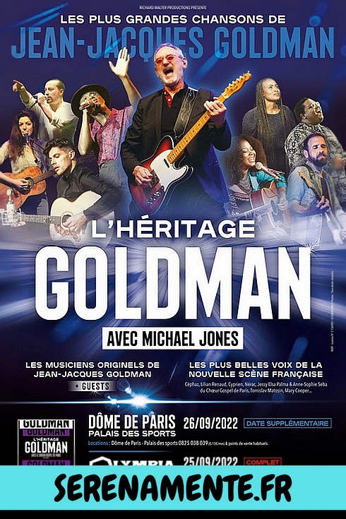 Découvrez vite l'Héritage Goldman, un concert de folie au Dôme de Paris ! Mon avis sur ce spectacle de variété française !